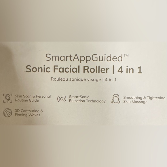 NWT Geske Smartphone Guided Sonic Facial Roller 4-in-1 - Picture 4 of 6